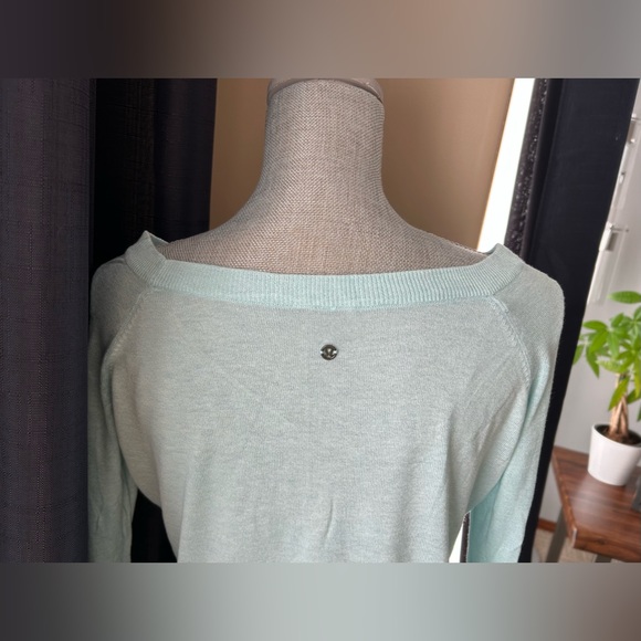 🩵Lululemon Size 4/6 Chai Time Pullover Heathered Aquamarine - Picture 11 of 14